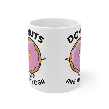 Donuts My Yoga Ceramic Mug