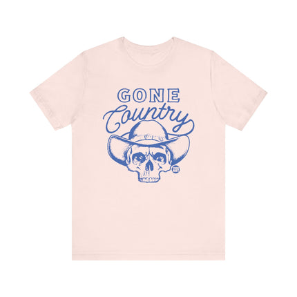 Gone Country Skull Tee, Funny Country Skull Tshirt