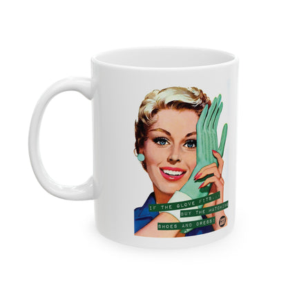 Retro Housewives If The Glove Fits Coffee Mug