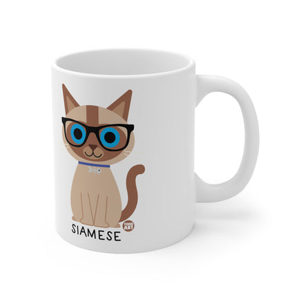 Bow Wow Meow Siamese Ceramic Mug