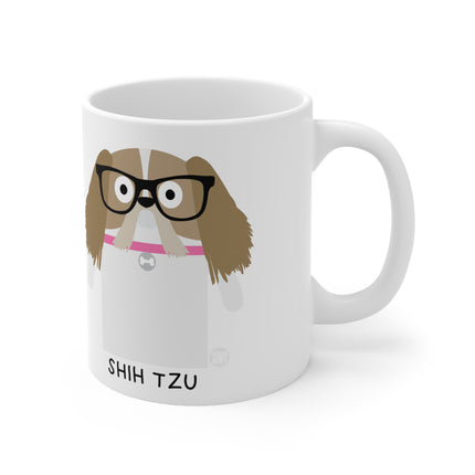 Bow Wow Meow Shih Tzu Ceramic Mug