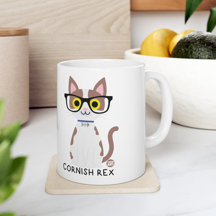 Bow Wow Meow Cornish Rex Ceramic Mug