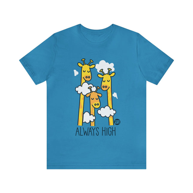 Always High Giraffes Unisex Tee