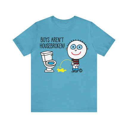 Boys Aren't Housebroken Unisex Tee
