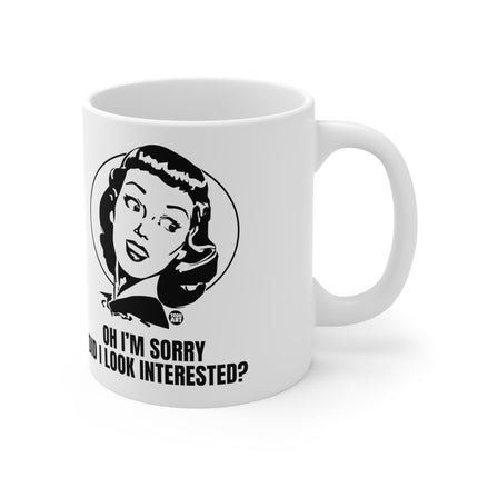 Look Interested Ceramic Mug