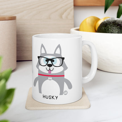 Bow Wow Meow Husky Ceramic Mug