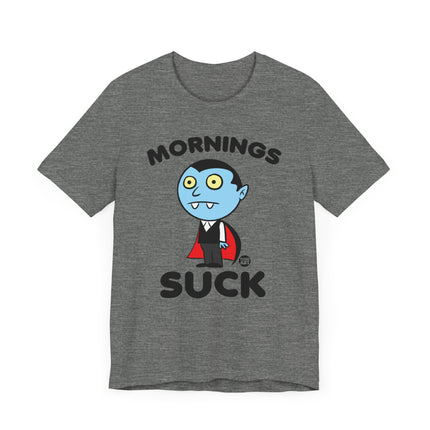 Cute "MORNING SUCK" DRACULA Tee Shirt