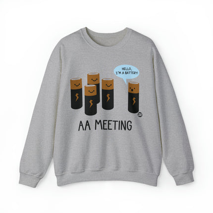 AA Meeting Battery Crewneck Sweatshirt