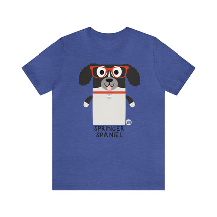 Bow Wow Meow Springer Spaniel Unisex Tee