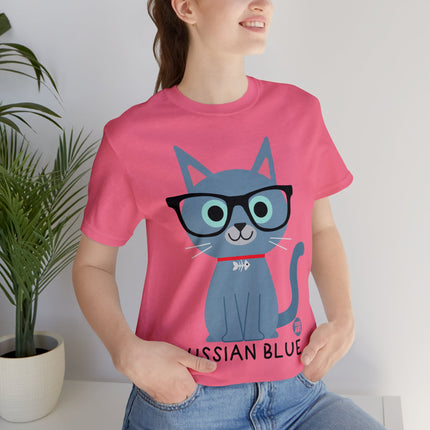 Bow Wow Meow Russian Blue Unisex Tee