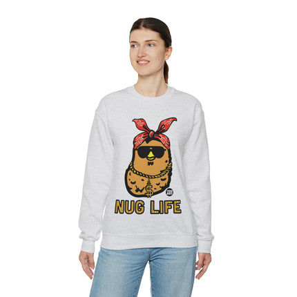 Nug Life Chicken Nugget Crewneck Sweatshirt