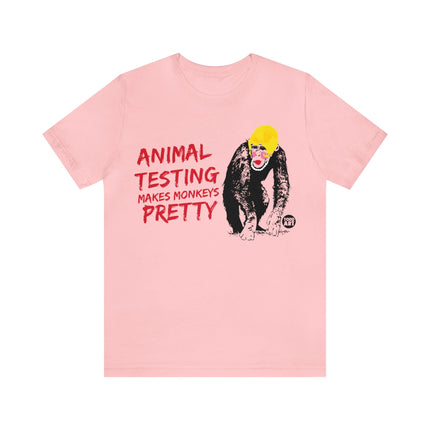 Animal Testing Monkeys Pretty Unisex Tee