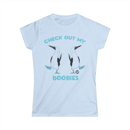 Check Out My Boobies Women's Softstyle Tee