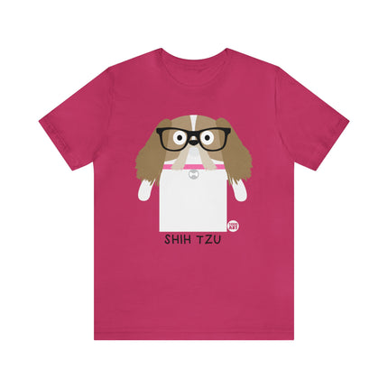 Bow Wow Meow Shih Tzu Unisex Tee