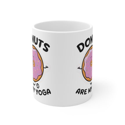 donuts yoga Ceramic Mug