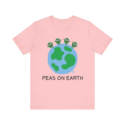 Peas on Earth Unisex Short Sleeve Tee