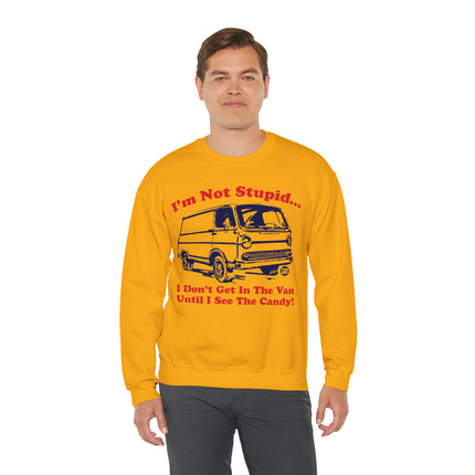 Not Stupid Candy First Candy Van Crewneck Sweatshirt