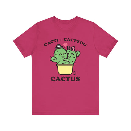 Cacti and Catyou Cactus Tshirt