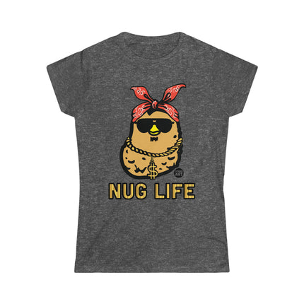 Nug Life Chicken Nugget Women's Softstyle Tee