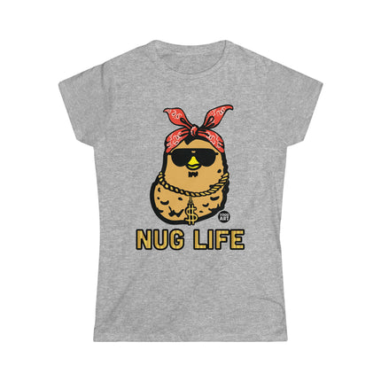 Nug Life Chicken Nugget Women's Softstyle Tee