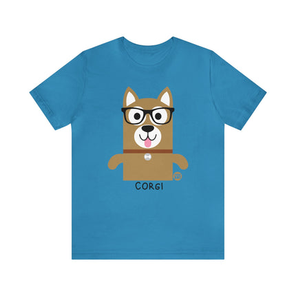 Bow Wow Meow Corgi Unisex Tee