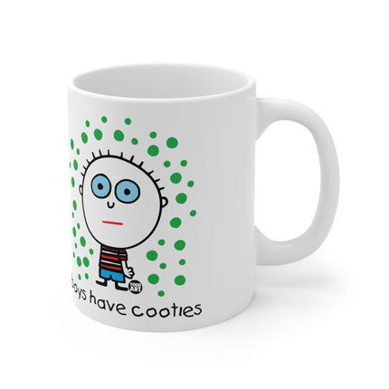Boys Have Cooties Ceramic Mug