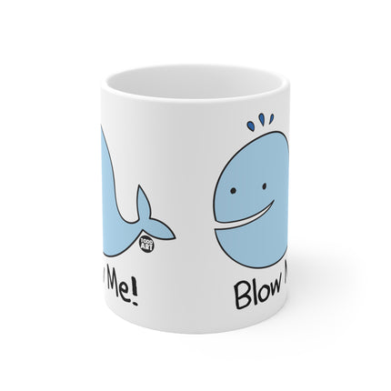 Blow Me Whale Ceramic Mug