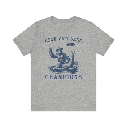 Hide and Seek Champions Tee, Funny Hide and Seek Champs Tshirt