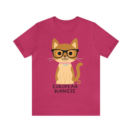 Bow Wow Meow European Burmese Unisex Tee