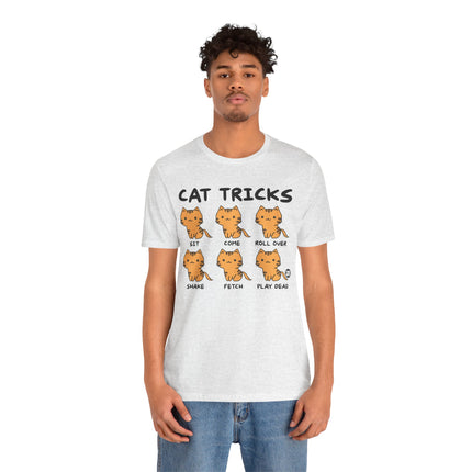 Cat Tricks Tee, Funny Cat Tees, Funny Cat Owner Tshirt