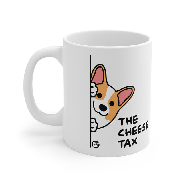 The Cheese Tax Corgi Ceramic Mug