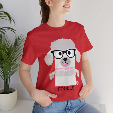 Bow Wow Meow Poodle Unisex Tee