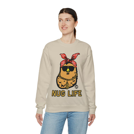 Nug Life Chicken Nugget Crewneck Sweatshirt