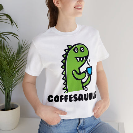 Coffeesaurus Dinosaur Unisex Tee