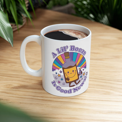 Funshine Booze Good News Ceramic Mug