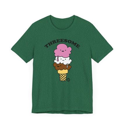 Funny "THREESOME" Tee Shirt