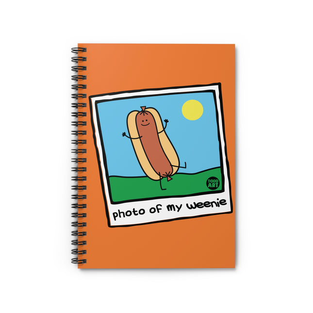 Photo of My Weenie Spiral Notebook - Ruled Line