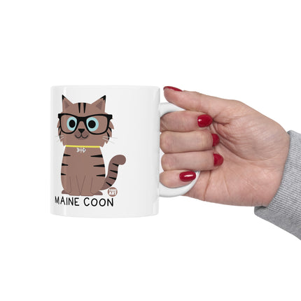 Bow Wow Meow Maine Coon Ceramic Mug