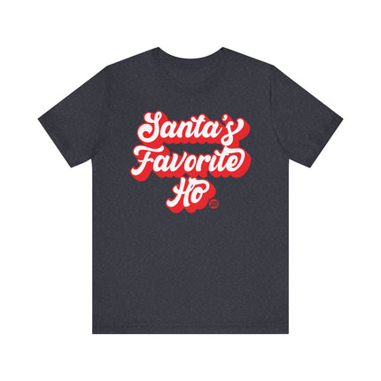 Funny "SANTA'S FAVORITE HO" Tee Shirt