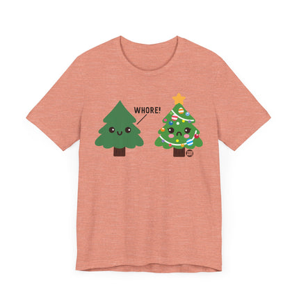 Funny "WHORE XMAS TREE"  ChristmasTee Shirt