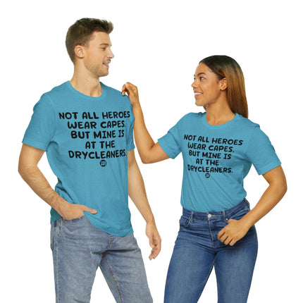 Hero Cape Drycleaners Unisex Tee