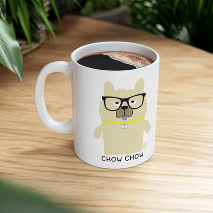 Bow Wow Meow Chow Chow Ceramic Mug