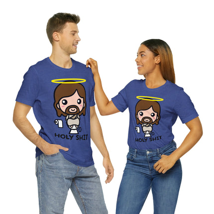 Holy Shit Jesus Unisex Short Sleeve Tee