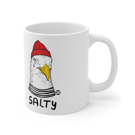 Salty Seagull Ceramic Mug