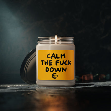 Calm the Fuck Down Scented Soy Candle, 9oz