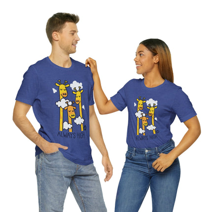 Always High Giraffes Unisex Tee