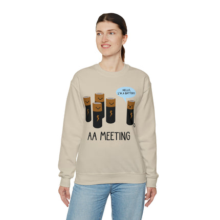 AA Meeting Battery Crewneck Sweatshirt