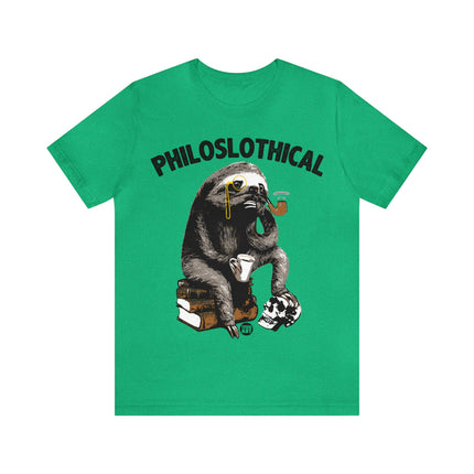 Philoslothical Sloth Unisex Short Sleeve Tee