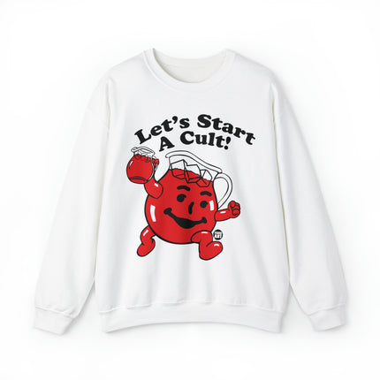 Let's Start a Cult Kool Aid Man Crewneck Sweatshirt