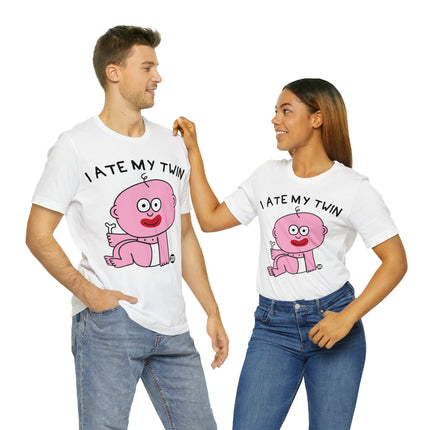 I Ate My Twin Unisex Short Sleeve Tee